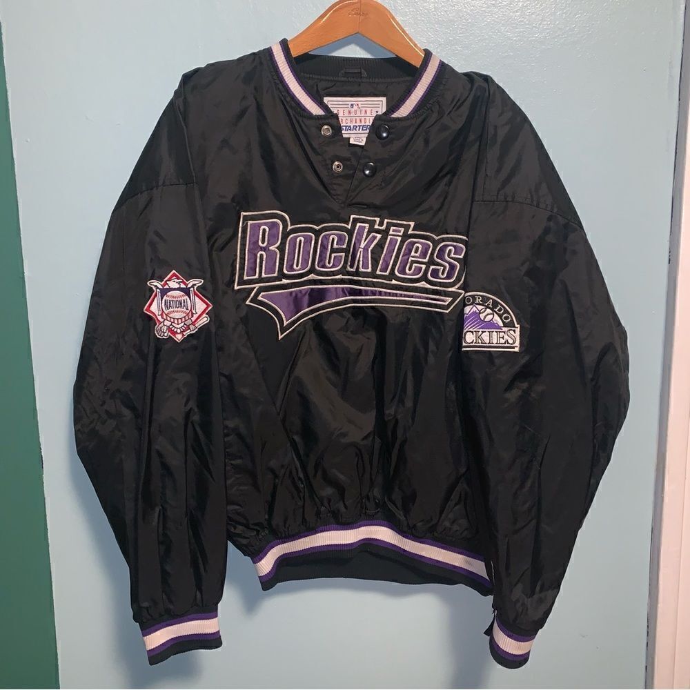 Vintage Colorado Rockies Windbreaker Pullover XL